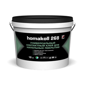 Homakoll 268 1л - Клей для гибких напольных покрытий, для всех типов оснований