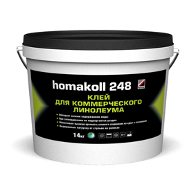 Homakoll 248 3л (морозостойкий) - Клей для коммерческого линолеума, водно-дисперсионный
